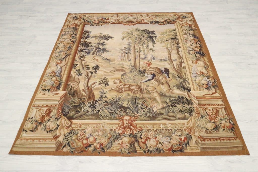 Chinese Tapestry Needlepoint Rug Wall Hanging TAP011000 202x165