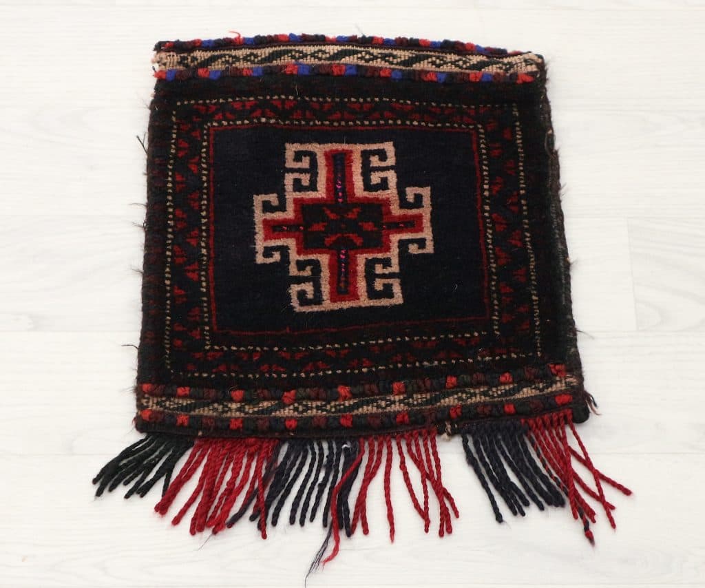 Fine Afghan Handknotted Bag - AFG001BAG 35 x 33 A