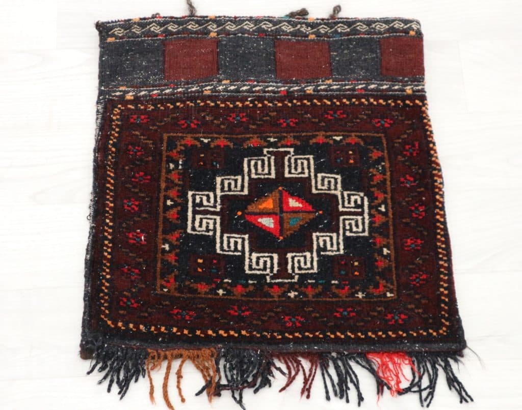 Fine Afghan Handknotted Bag - AFG001BAG 41 x 41 B