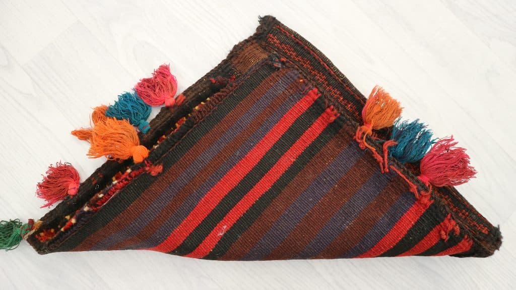 Fine Afghan Handknotted Bag - AFG001BAG 43 x 43 D