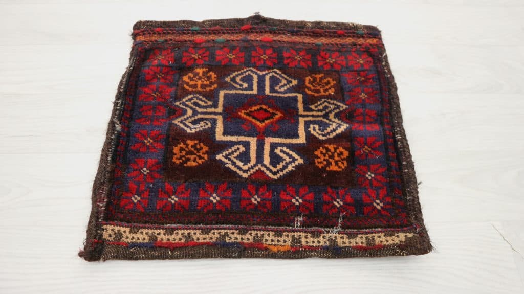 Fine Afghan Handknotted Bag - AFG001BAG 40 x 38 E