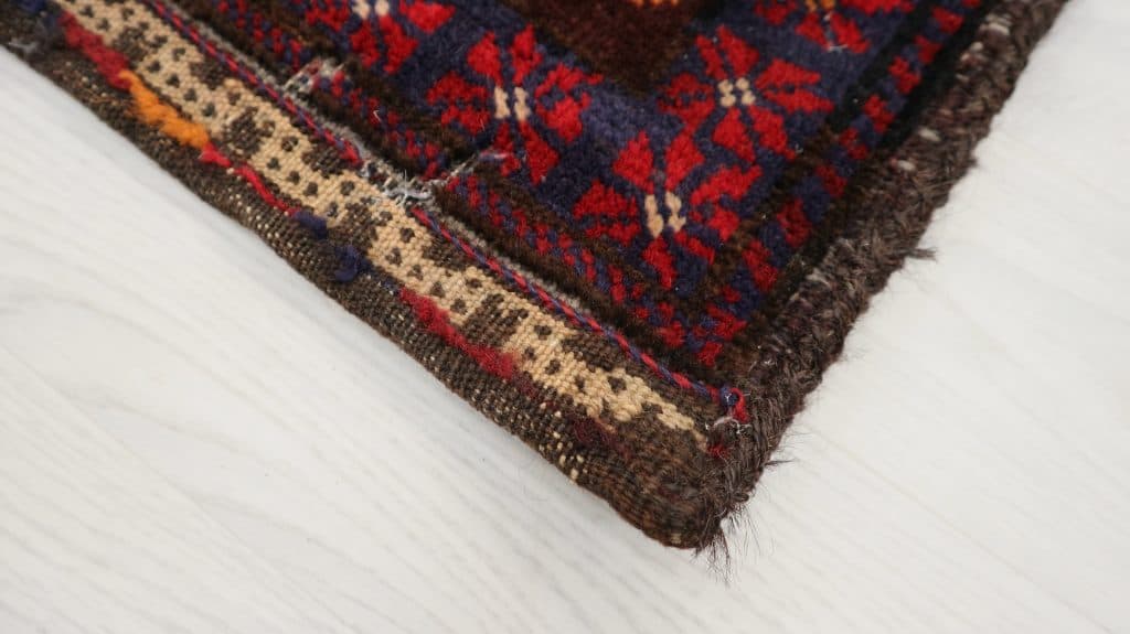 Fine Afghan Handknotted Bag - AFG001BAG 40 x 38 E