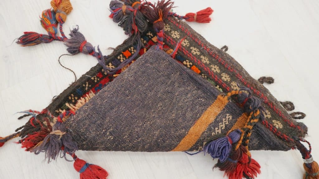 Fine Afghan Handknotted Bag - AFG001BAG 39 x 38 F