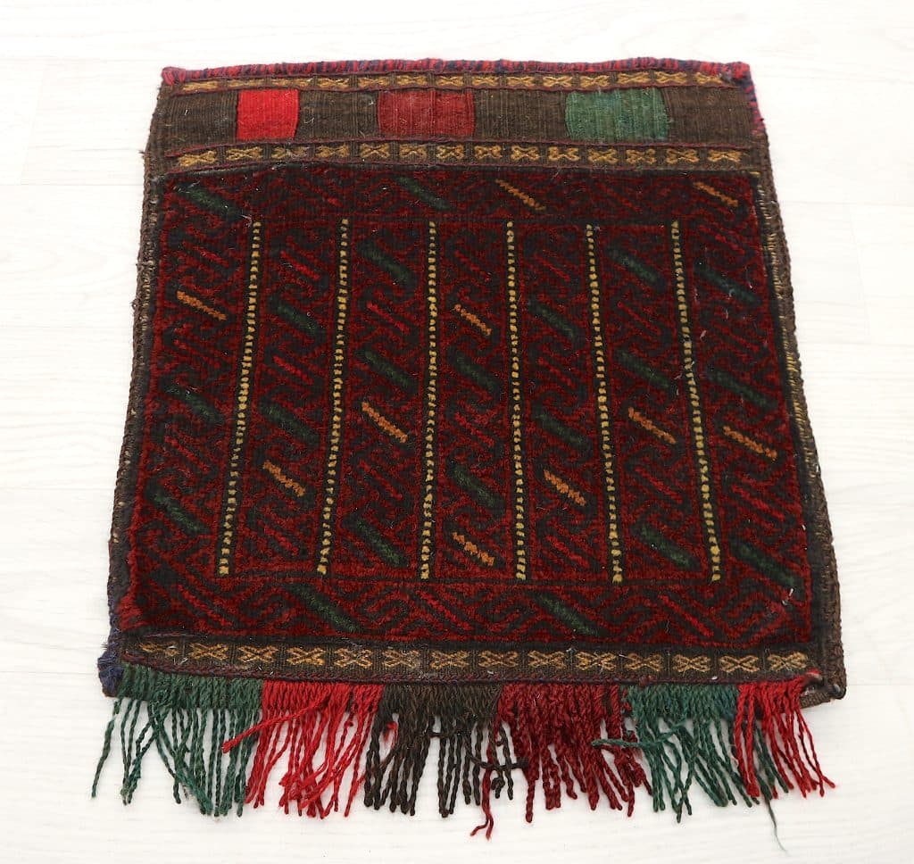 Fine Afghan Handknotted Bag - AFG001BAG 42 x 38 G