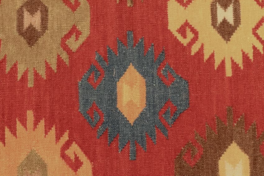 Indian Kelim Rug - Multicoloured - Flatweave Tribal design rug IKL042000 183 X 80 H