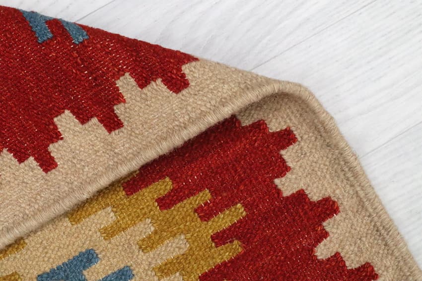 Indian Kelim Rug - Multicoloured - Flatweave Tribal design rug IKL042000 183 X 80 K