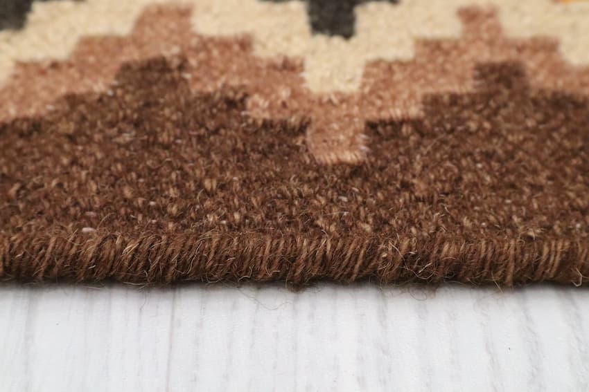 Indian Kelim Rug - Multicoloured - Flatweave Tribal design rug IKL044000 244 X 80 M