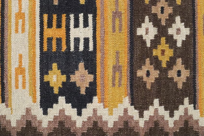 Indian Kelim Rug - Multicoloured - Flatweave Tribal design rug IKL044000 244 X 80 M
