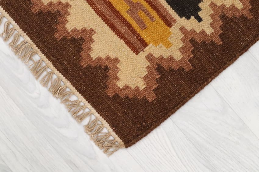 Indian Kelim Rug - Multicoloured - Flatweave Tribal design rug IKL044000 244 X 80 M