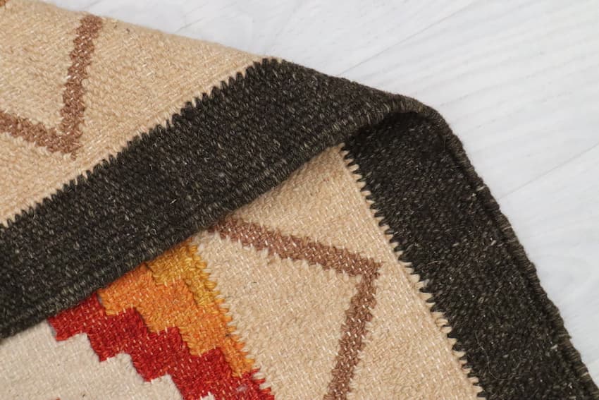 Indian Kelim Rug - Multicoloured - Flatweave Tribal design rug IKL013000 152 X 91 V
