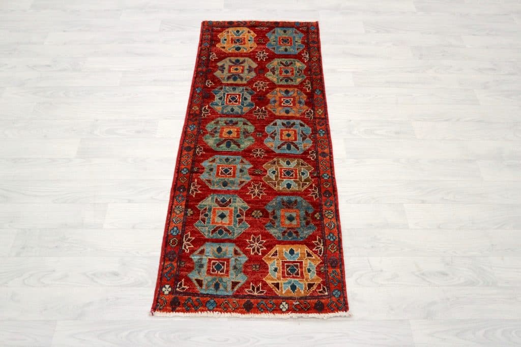 Afghan Veg Dyed Rug AVE040CHE 146x57