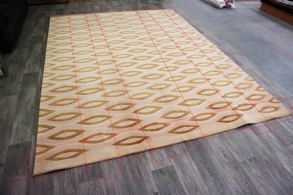 Modern Tibetan Rug Fine Line CTN025S13 L 302 x 234