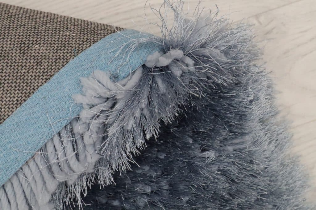 Polyester Shaggy Rug P.Blu D Cls013708 150cm x 80cm