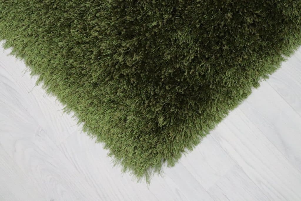 Polyester Shaggy Rug Green D Cls013C06 150cm x 80cm