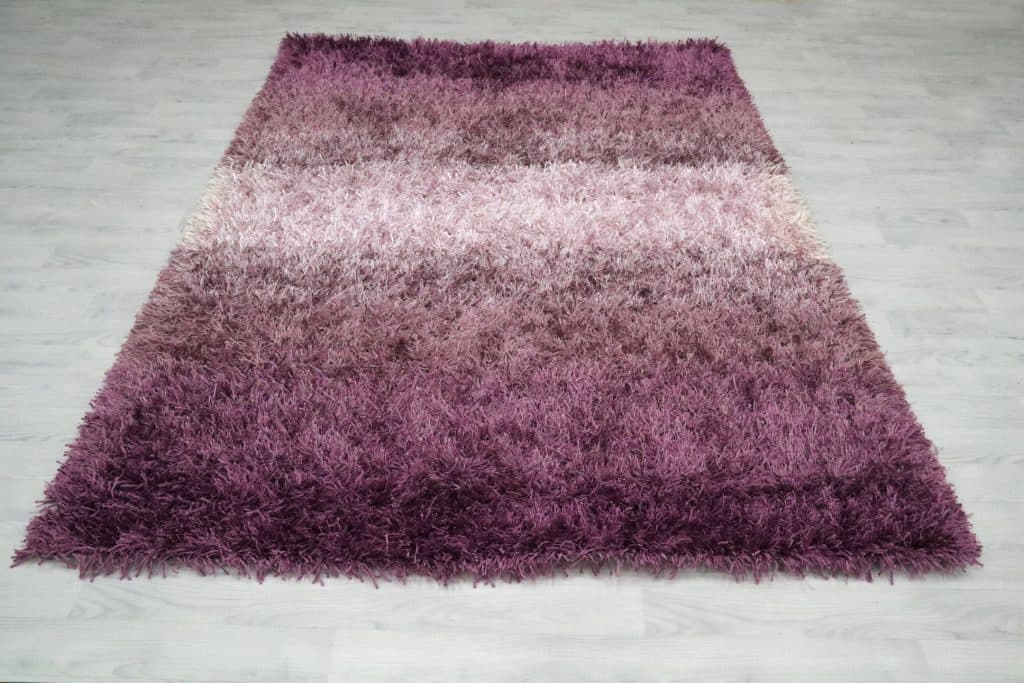 Long Pile Mix Yarns Purple Clp021271 240cm x 170cm