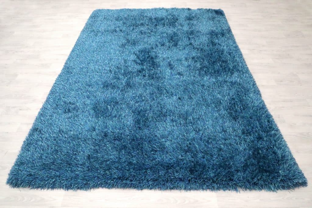 Polyester Shaggy Rug Blue Clp023711 290cm x 200cm
