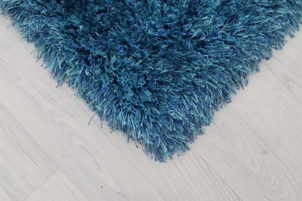 Polyester Shaggy Rug Blue Clp023711 290cm x 200cm