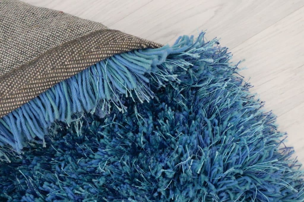 Polyester Shaggy Rug Blue Clp023711 290cm x 200cm