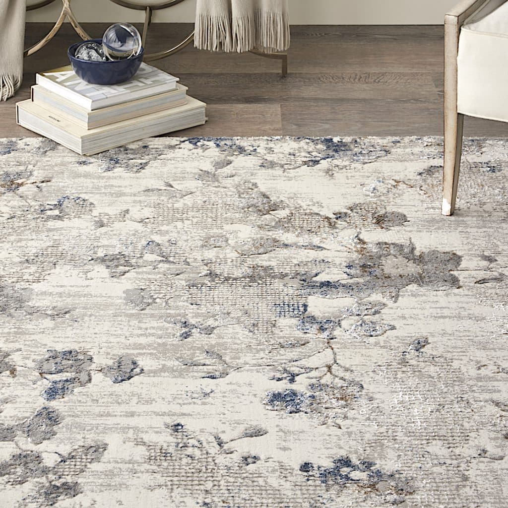 Pearlescent machine woven rug NRT001