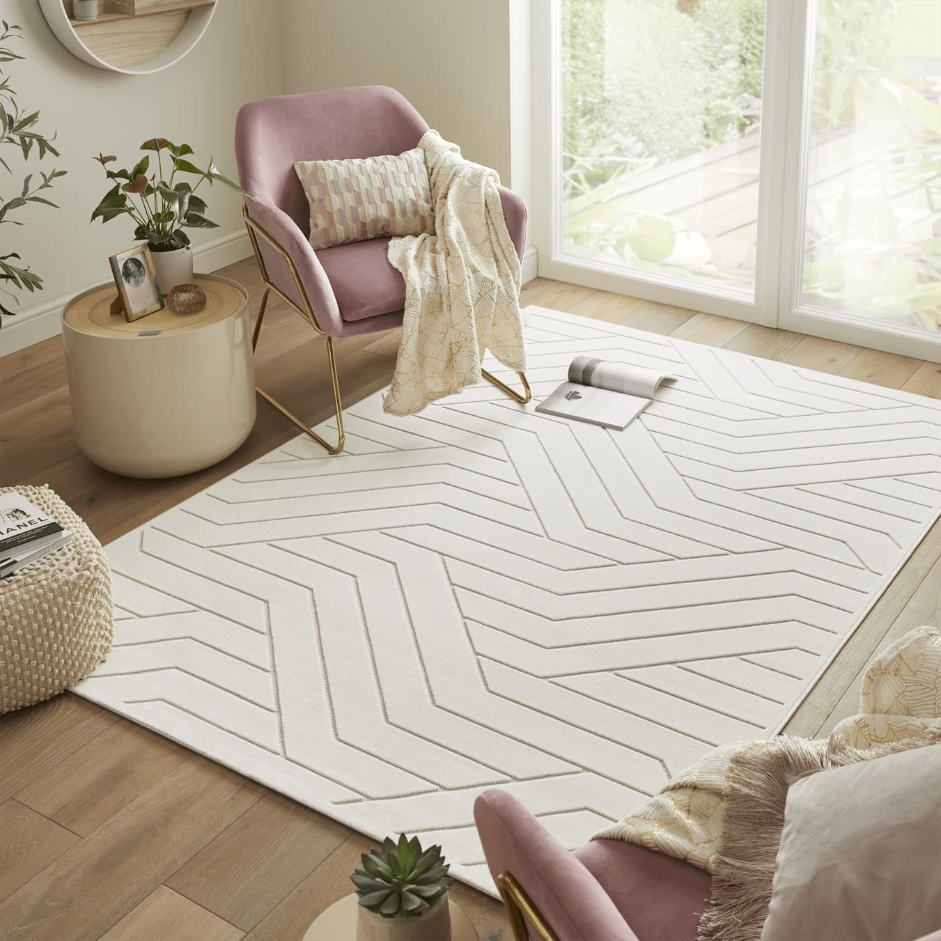 MAZE - MAZ101 - Ivory rug, photo 5