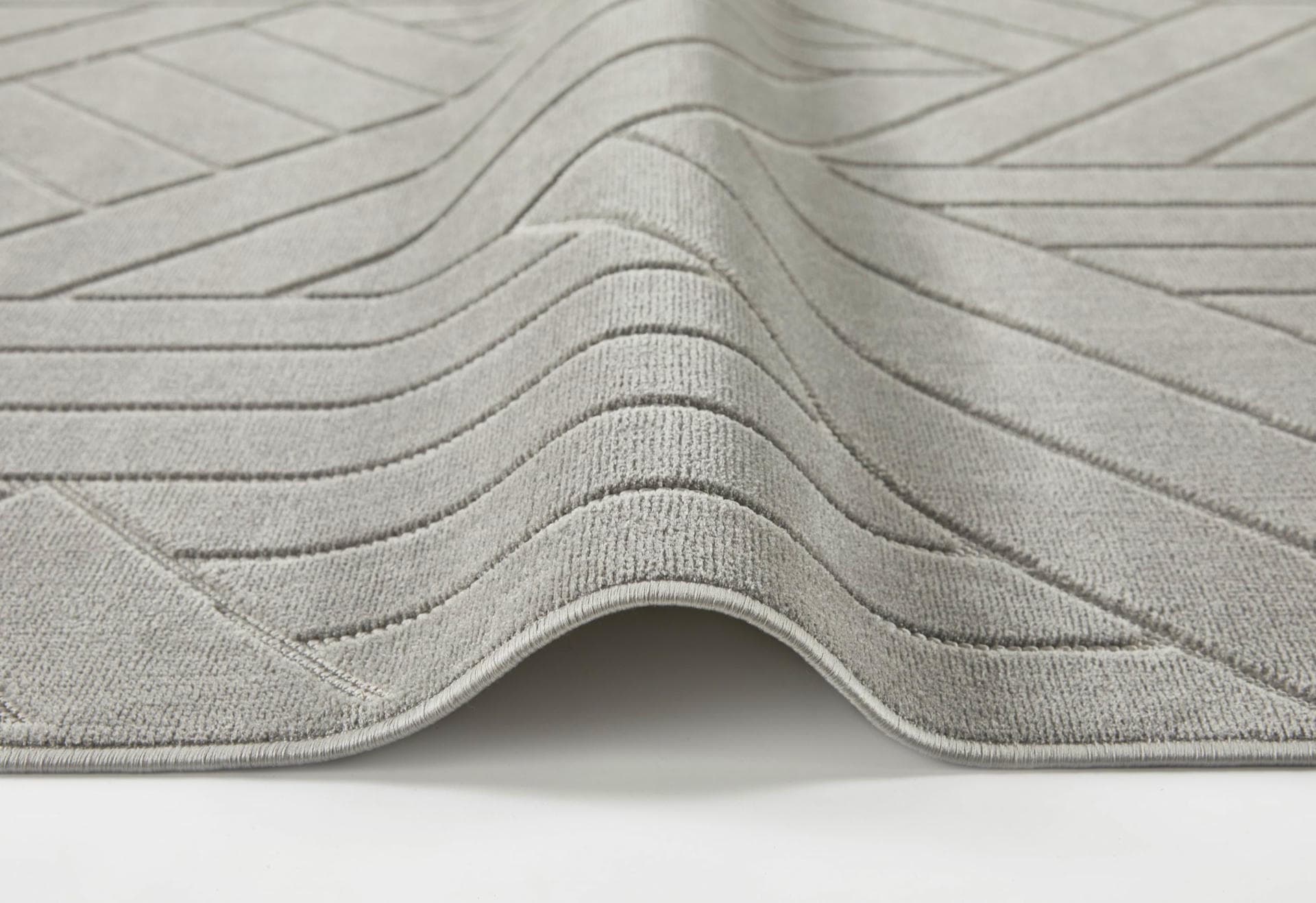 MAZE - MAZ102 - Grey rug, photo 3