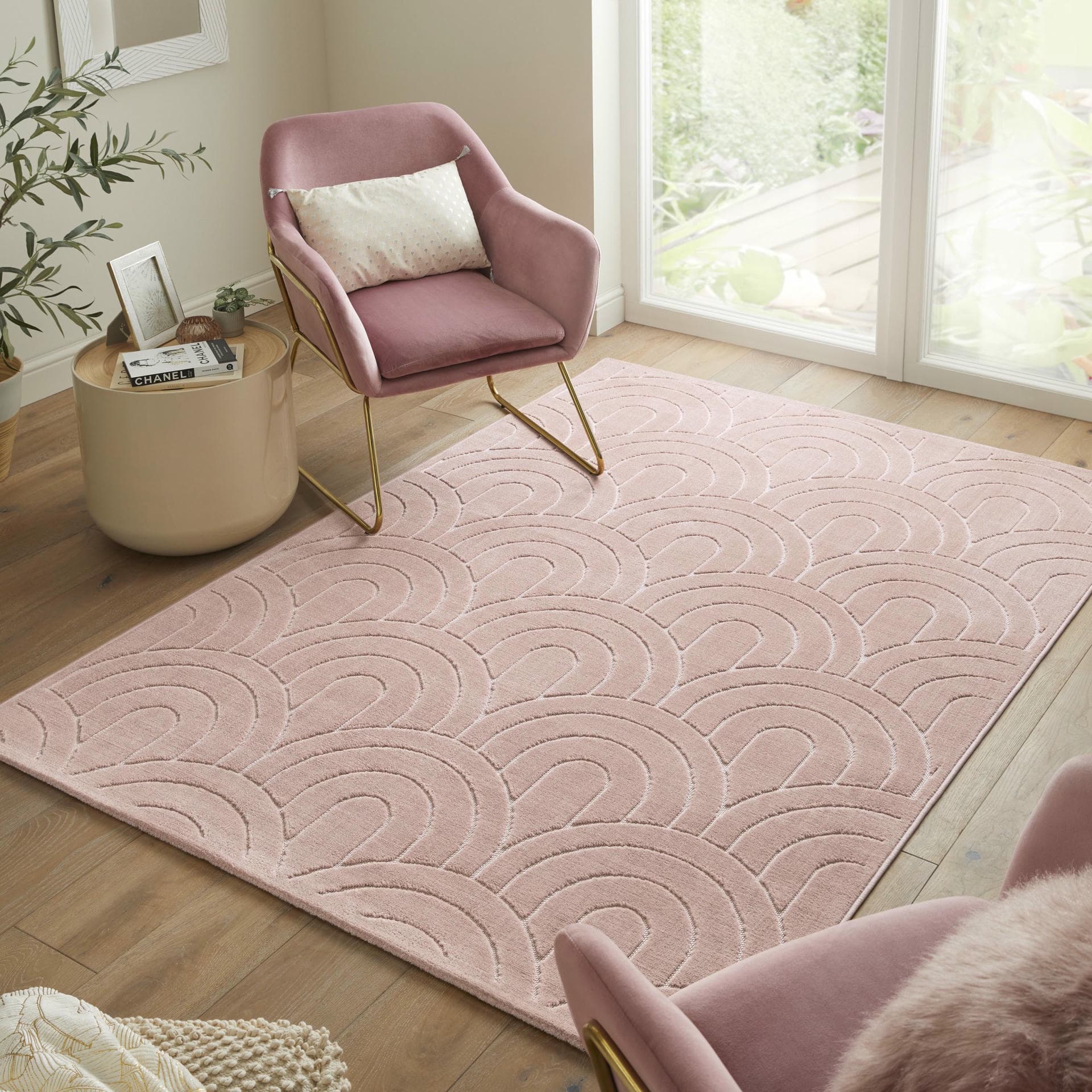MAZE - MAZ103 - Dusty Pink rug, photo 5