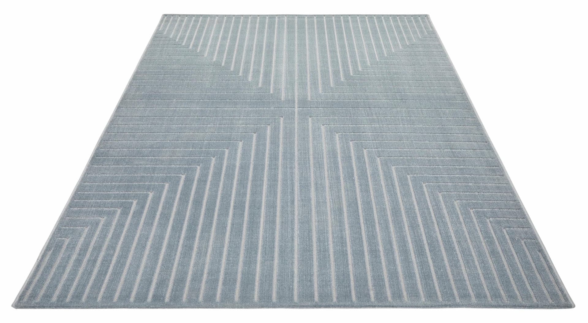 MAZE - MAZ104 - Blue rug, photo 2