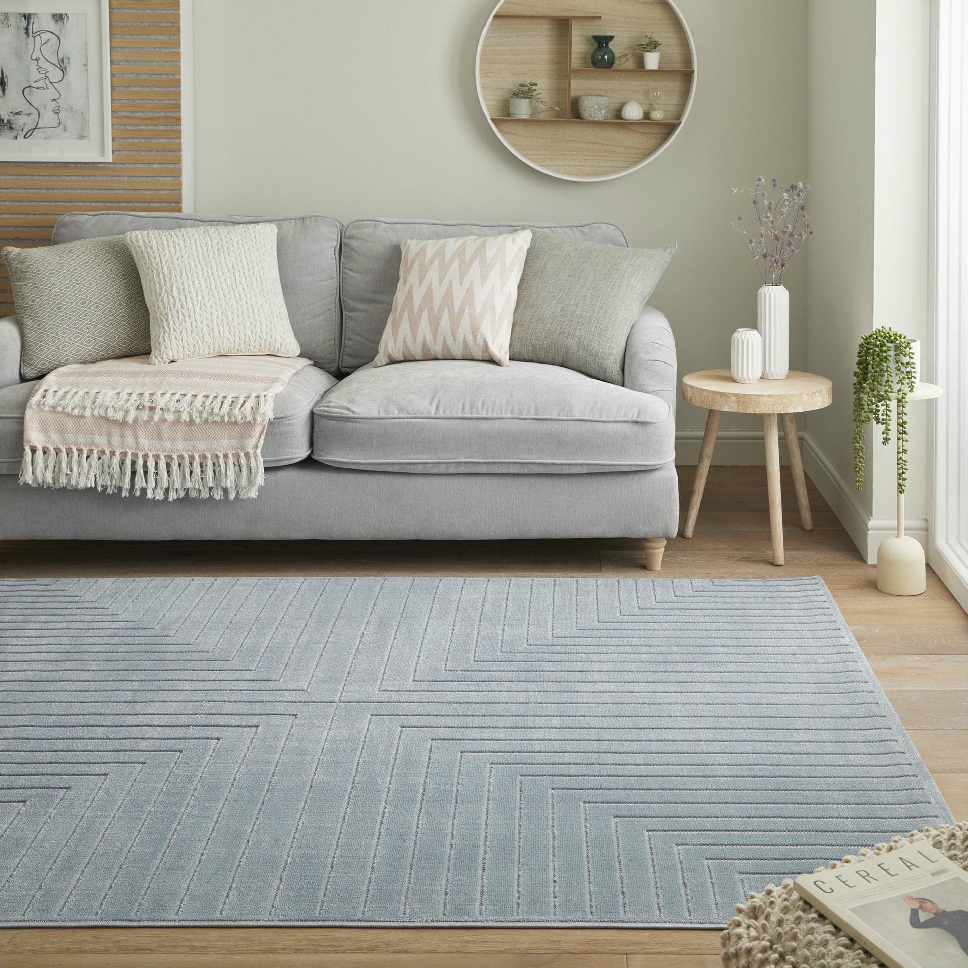 MAZE - MAZ104 - Blue rug, photo 5