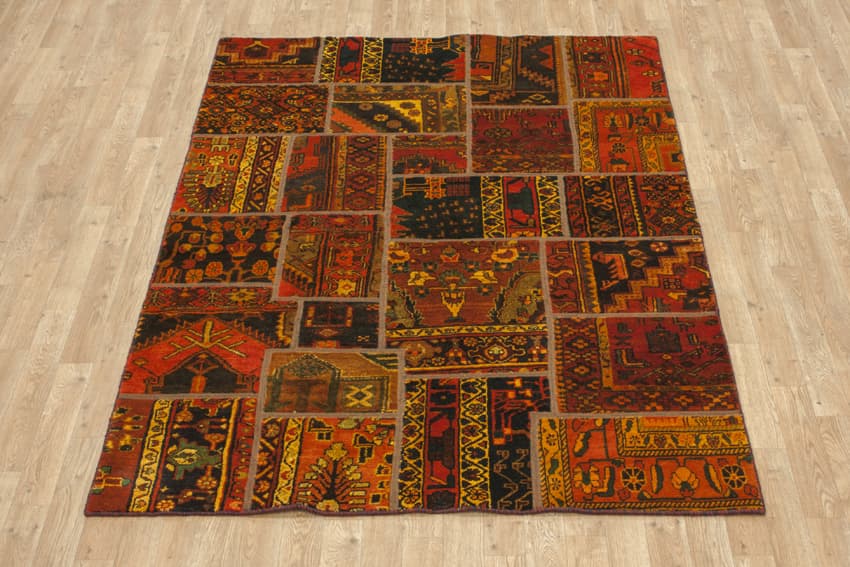 Persian Patchwork Rug PER019PAT 206x143b