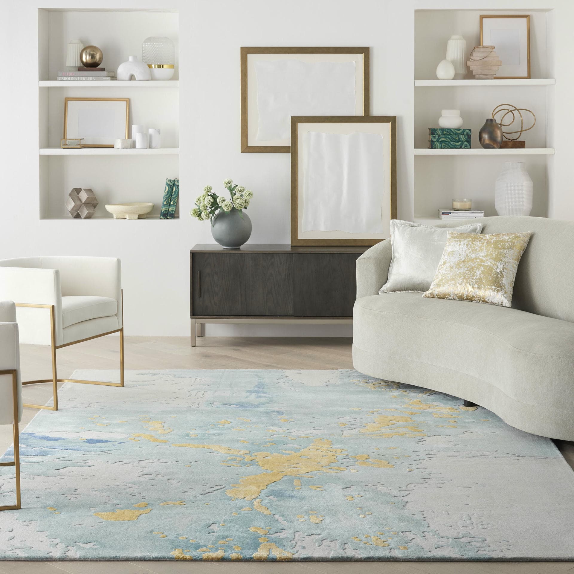 PRISMATIC - PRS26 - Seafoam Gold, 5'6"X7'5", image 1