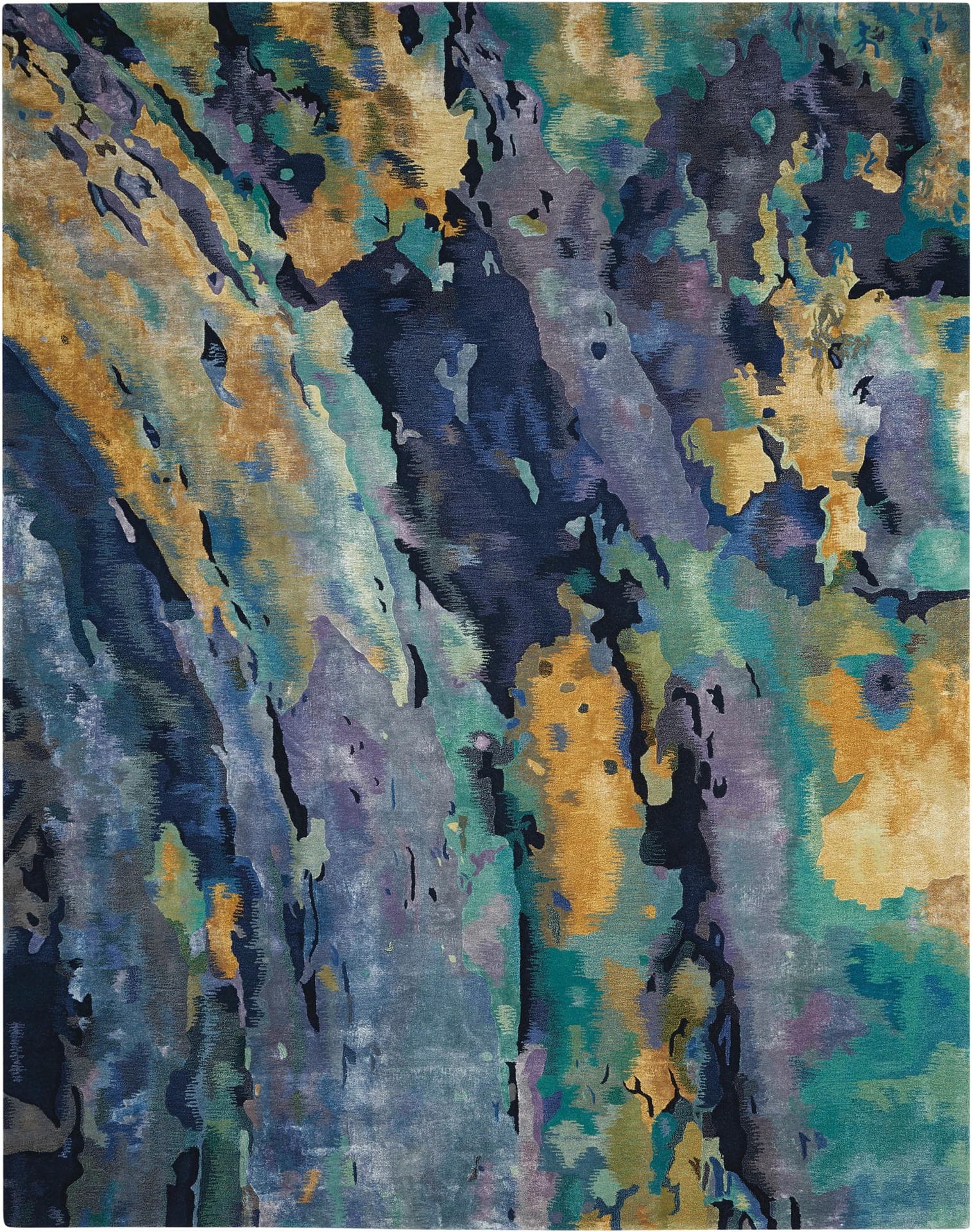 PRISMATIC - PRS09 - SILVER/BLUE rug