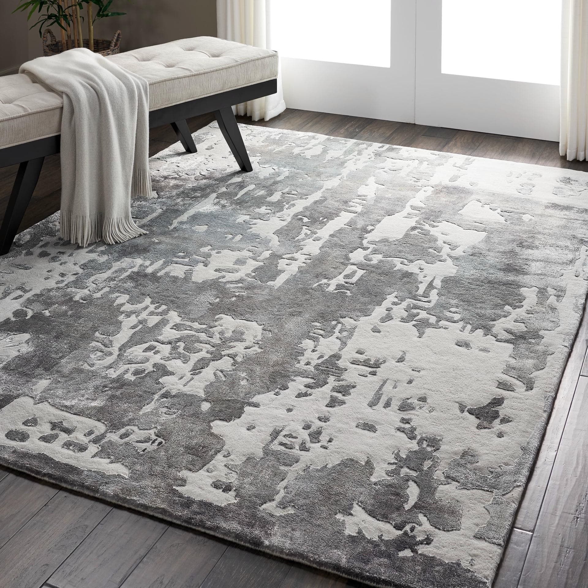PRISMATIC - PRS12 - SILVER GREY rug, photo 5