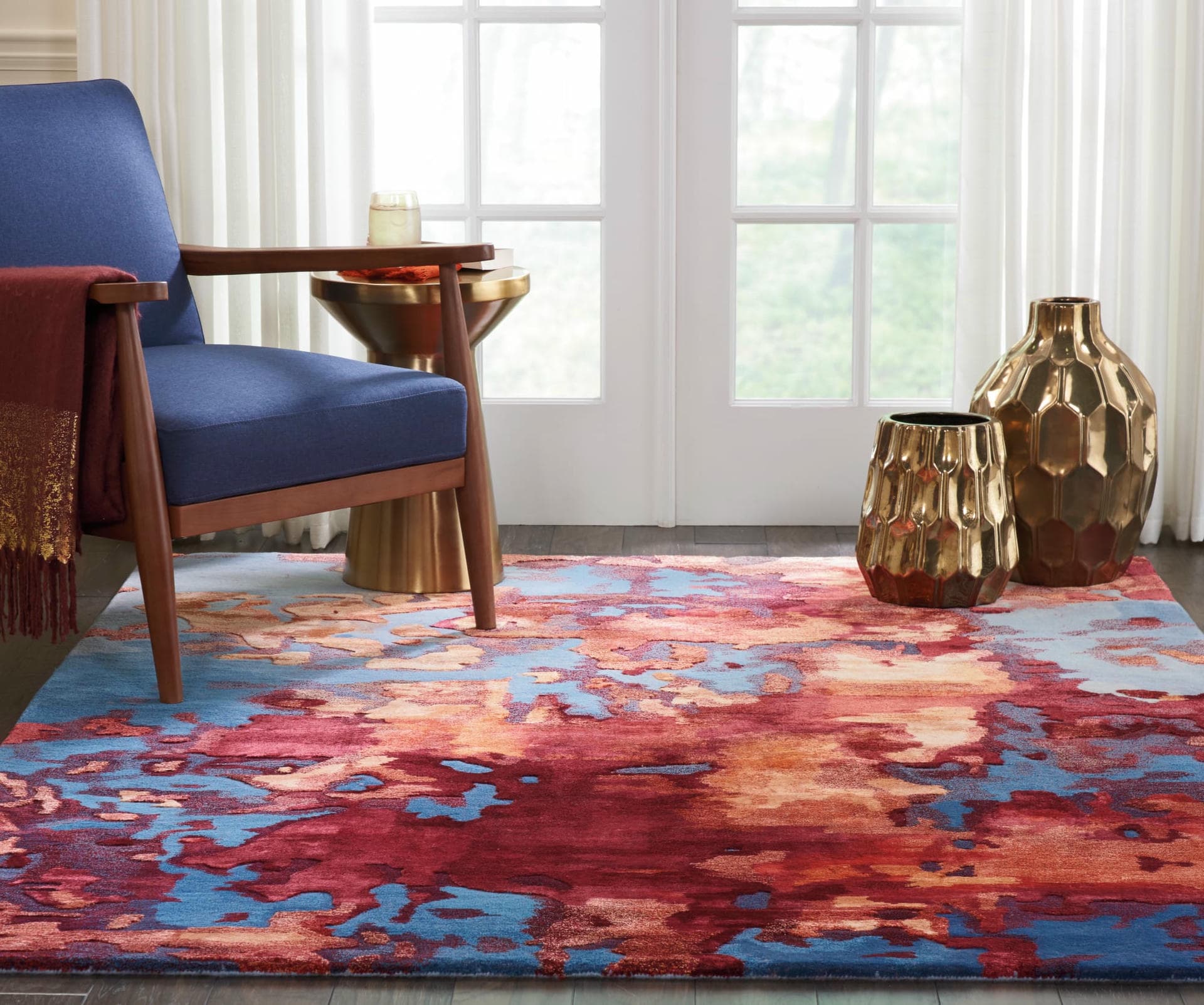PRISMATIC - PRS13 - BLUE FLAME rug, photo 5