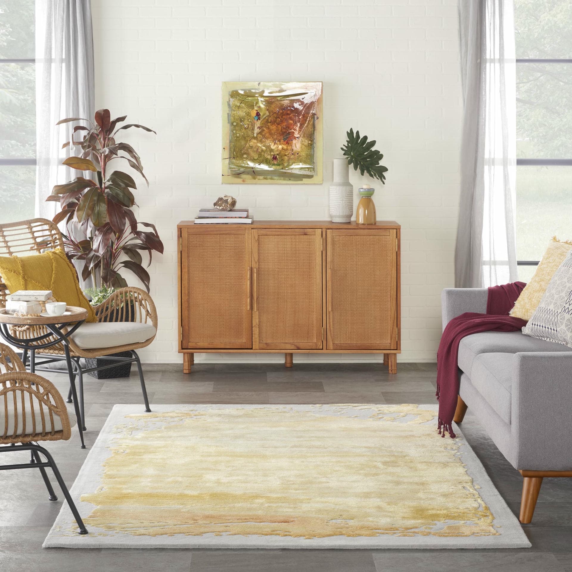 PRISMATIC - PRS19 - GREY GOLD rug, photo 6