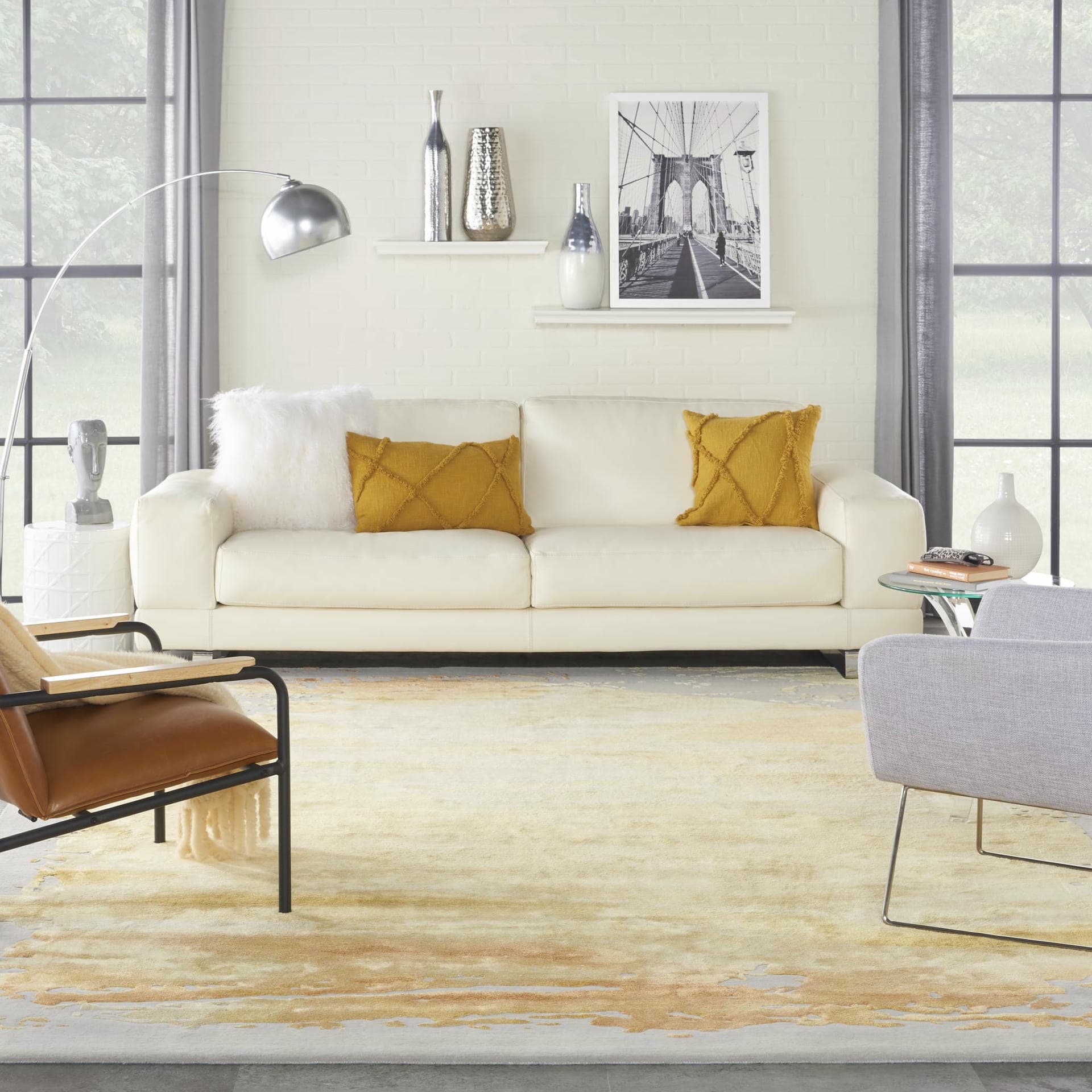 PRISMATIC - PRS19 - GREY GOLD rug, photo 8