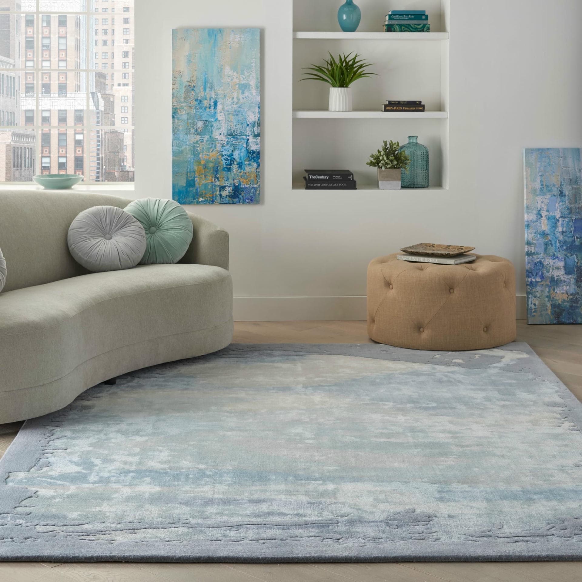 PRISMATIC - PRS19 - SEAFOAM SILVER rug, photo 4