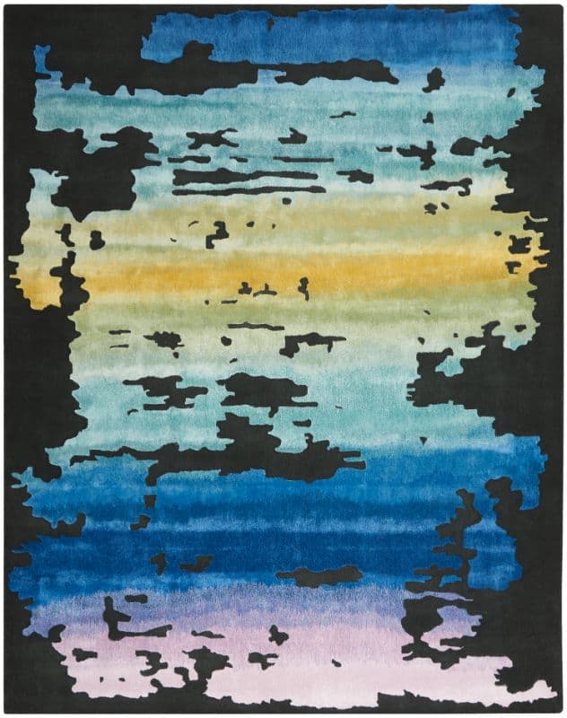 PRISMATIC - PRS23 - BLACK MULTICOLOUR rug