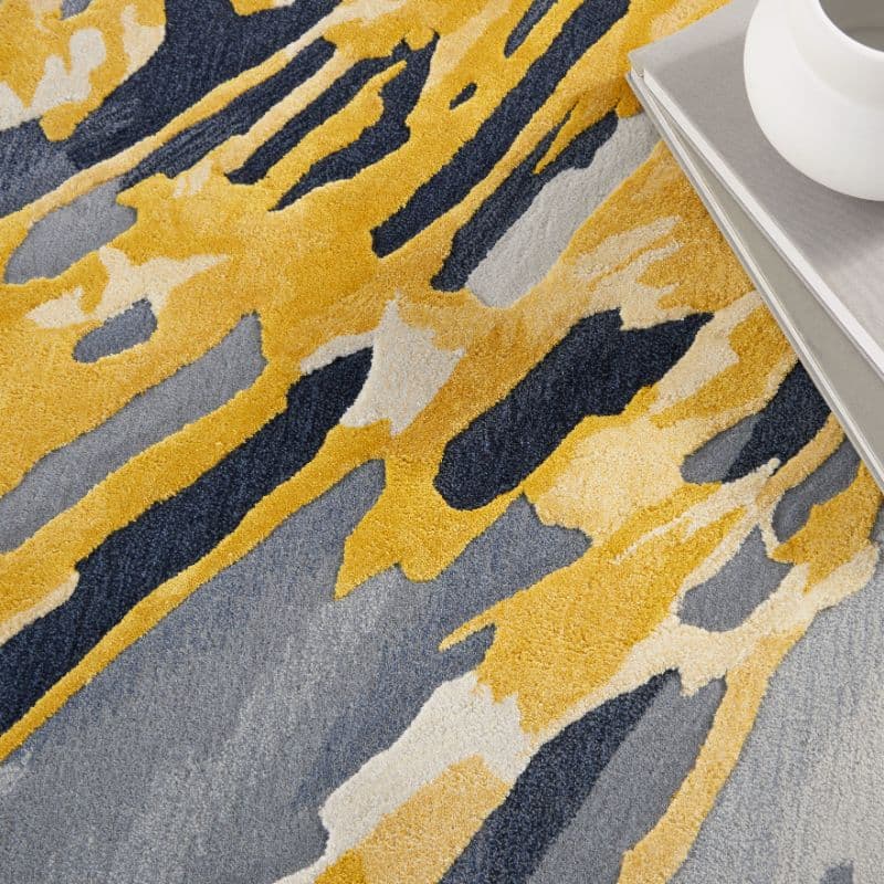 PRISMATIC - PRS24 - Grey Gold rug, photo 5