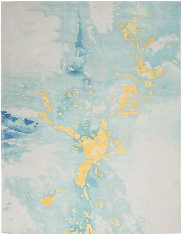 PRISMATIC - PRS26 - Seafoam Gold rug, photo 1