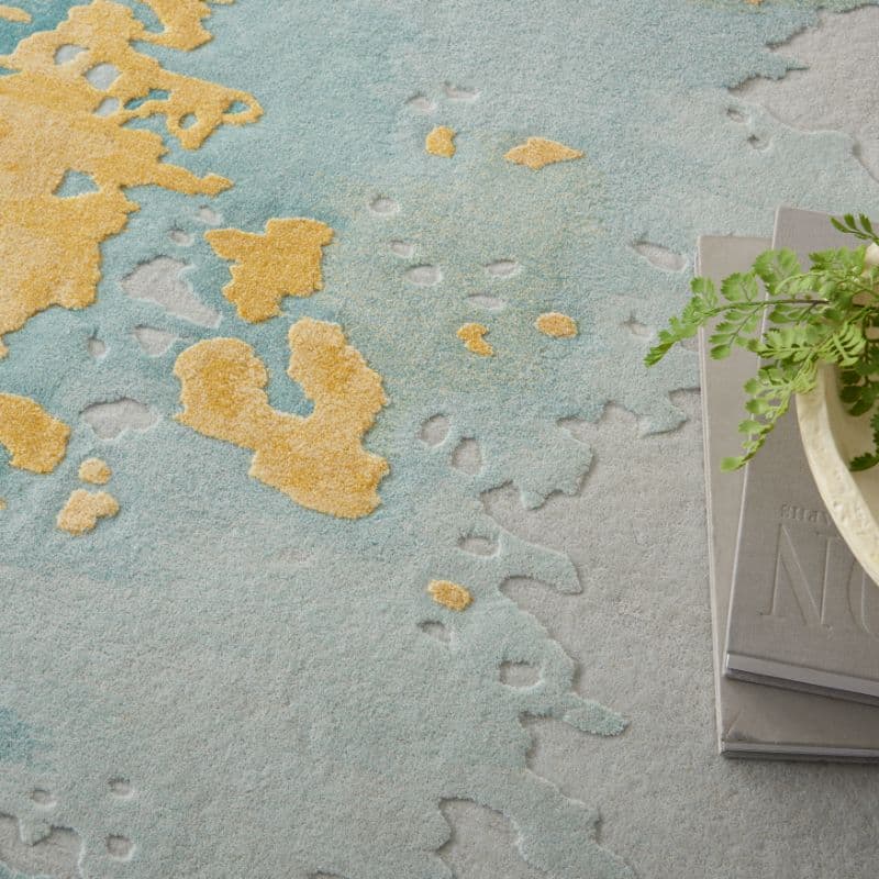 PRISMATIC - PRS26 - Seafoam Gold rug, photo 6