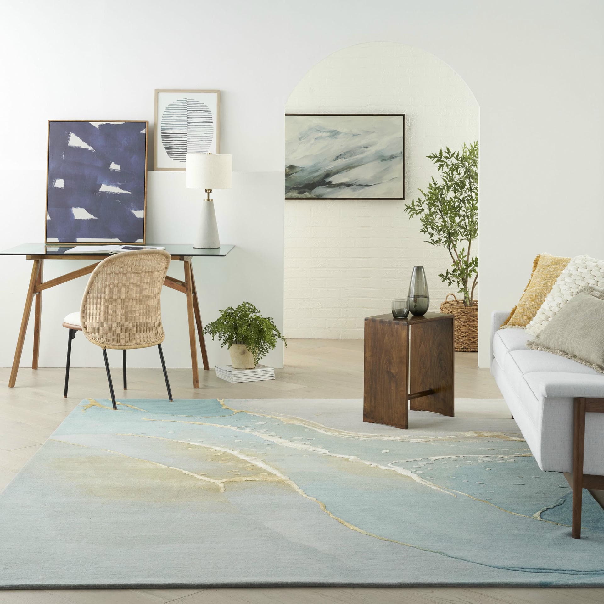 PRISMATIC - PRS27 - Grey Seafoam rug, photo 5