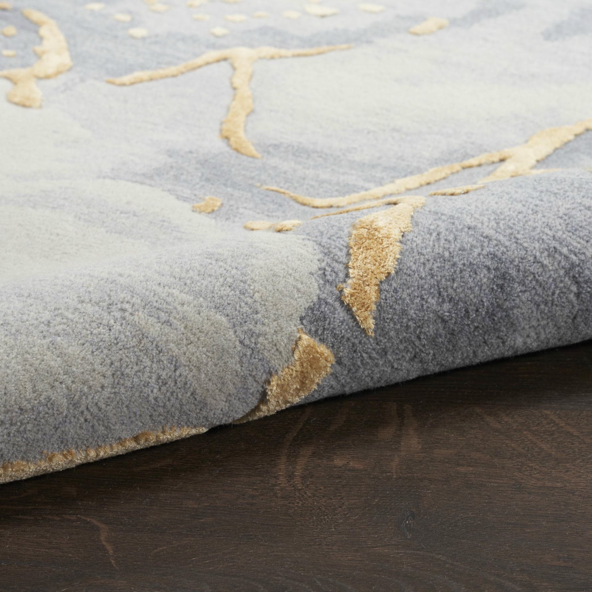 PRISMATIC - PRS28 - Grey Gold rug, photo 4