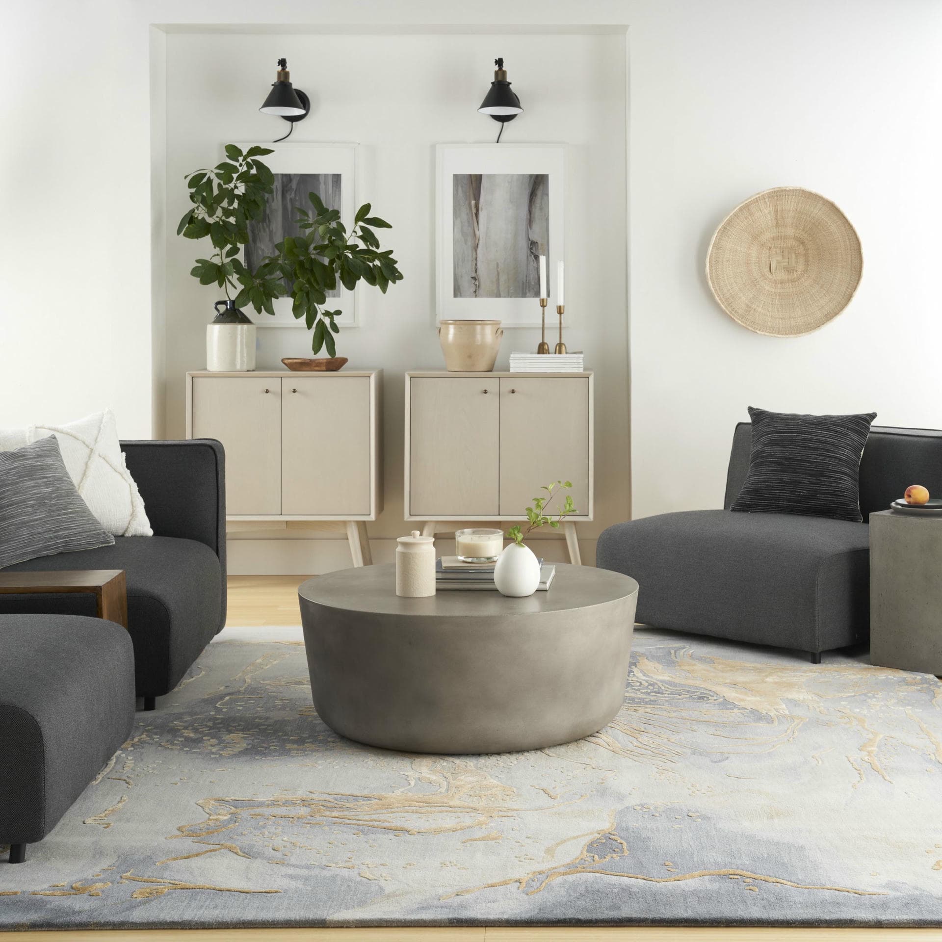 PRISMATIC - PRS28 - Grey Gold rug, photo 6