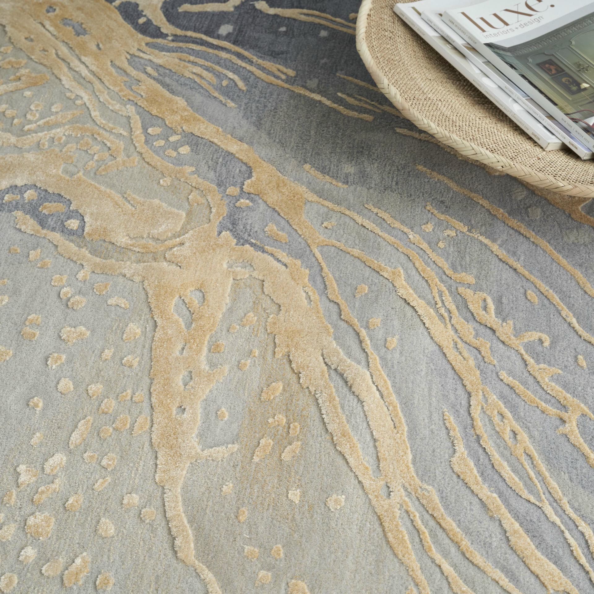 PRISMATIC - PRS28 - Grey Gold rug, photo 11