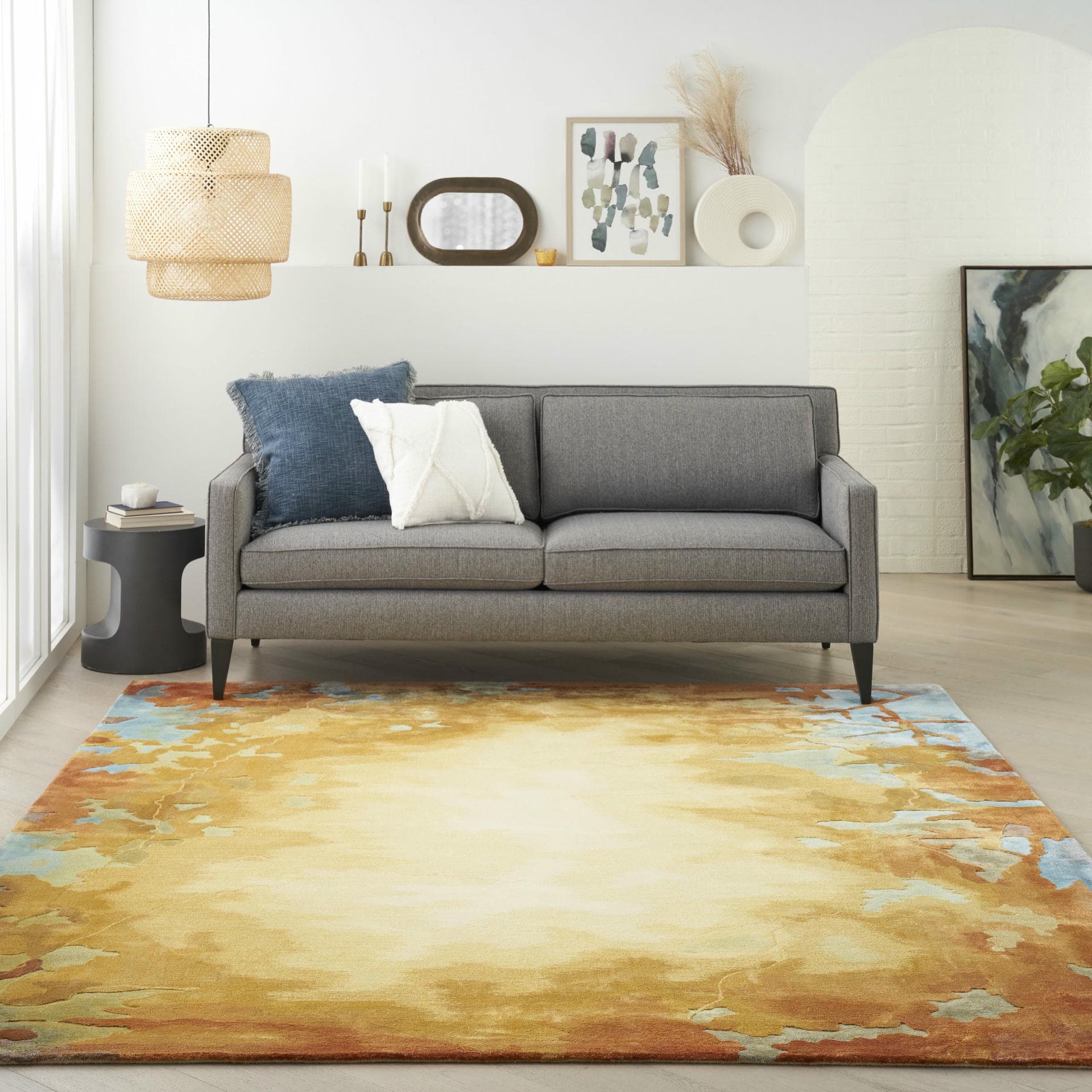 PRISMATIC - PRS29 - Gold Multicolour rug, photo 6
