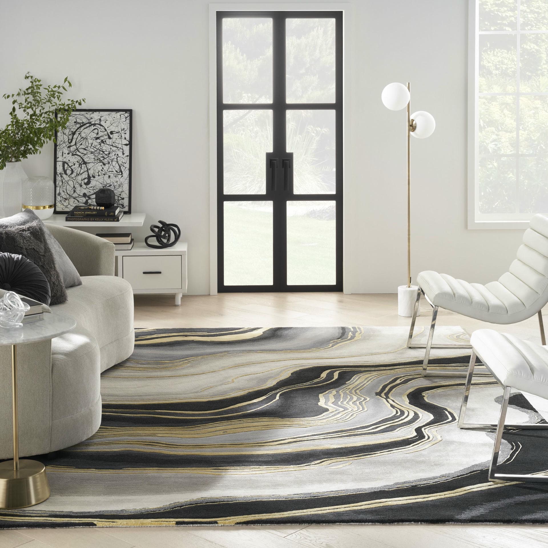 PRISMATIC - PRS31 - Charcoal Grey rug, photo 6