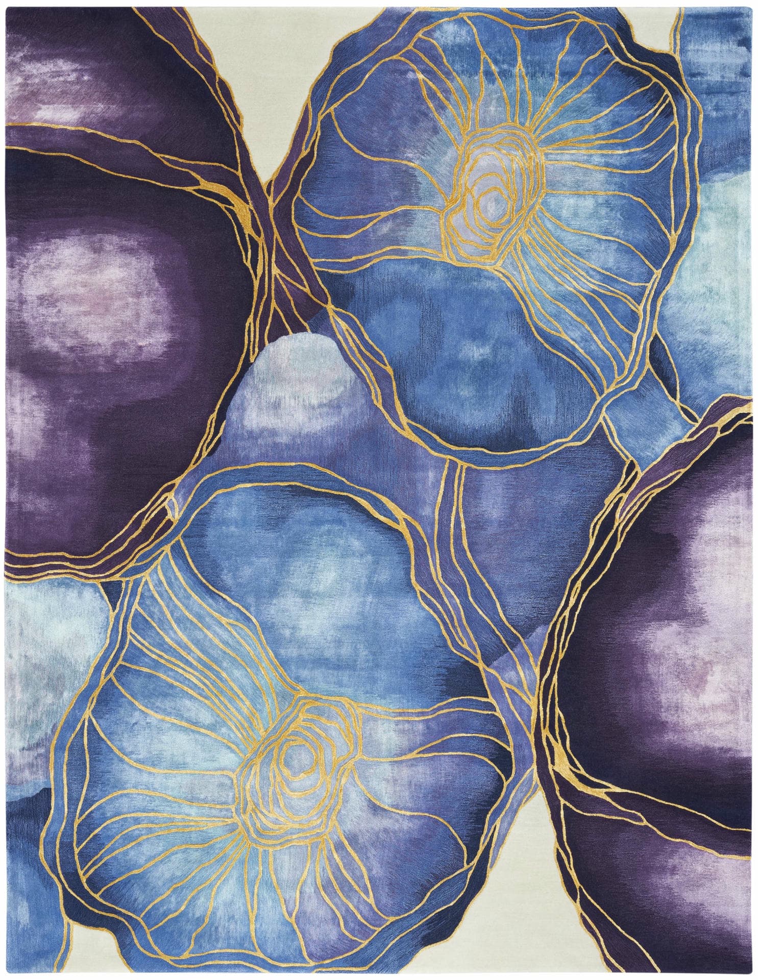PRISMATIC - PRS32 - Blue Gold rug
