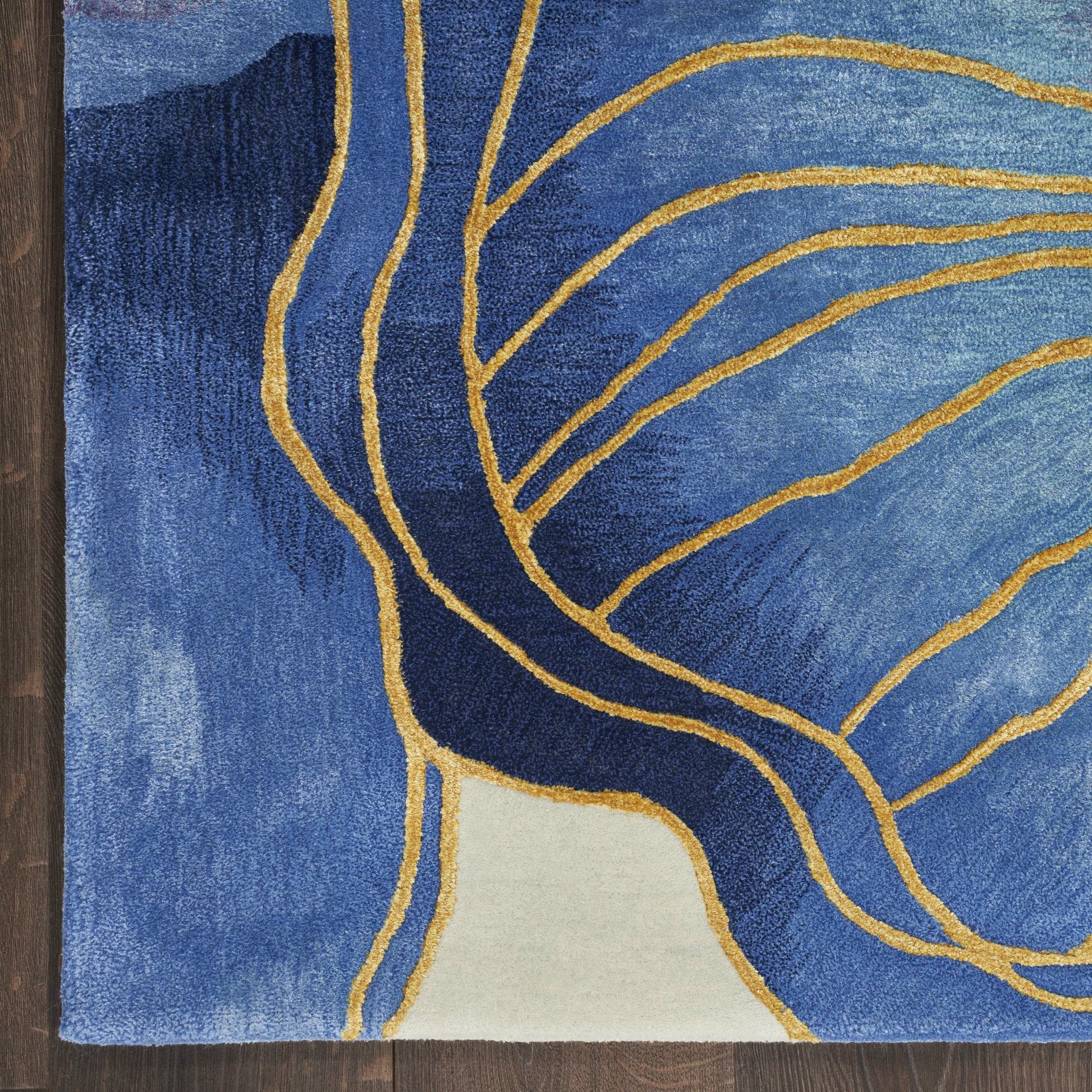 PRISMATIC - PRS32 - Blue Gold rug, photo 2