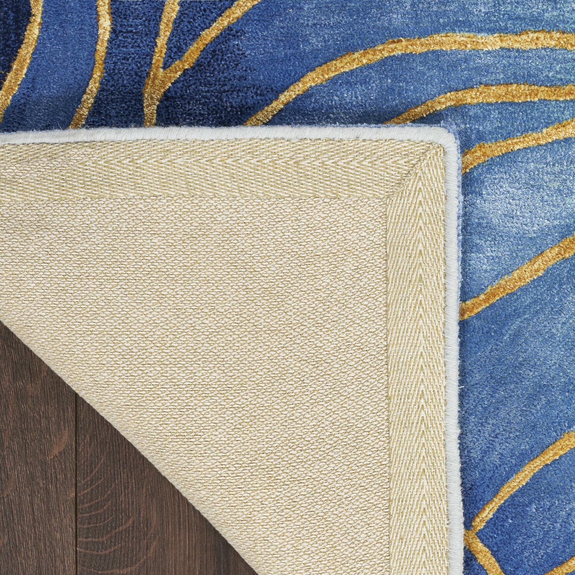 PRISMATIC - PRS32 - Blue Gold rug, photo 4