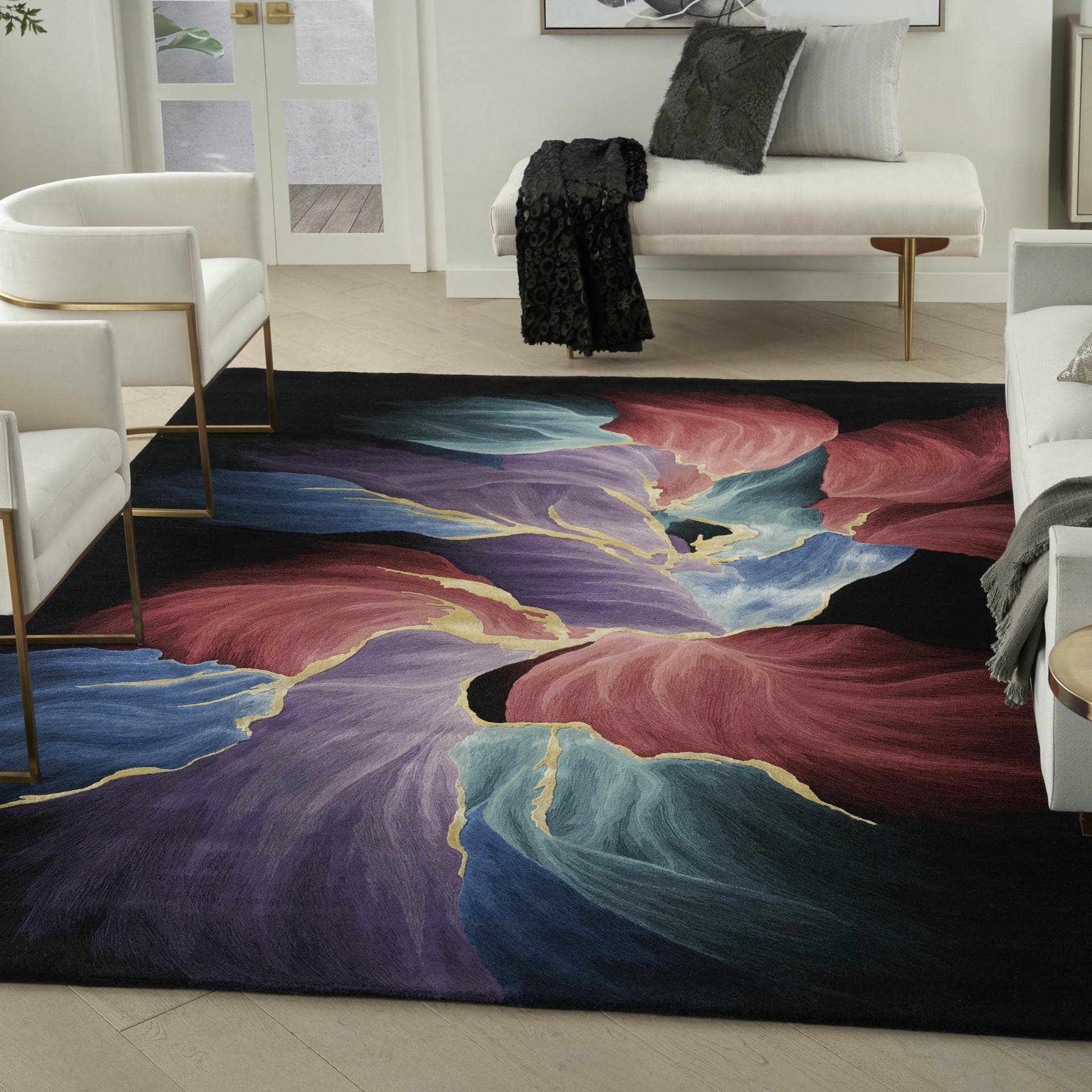 PRISMATIC - PRS34 - Black rug, photo 7